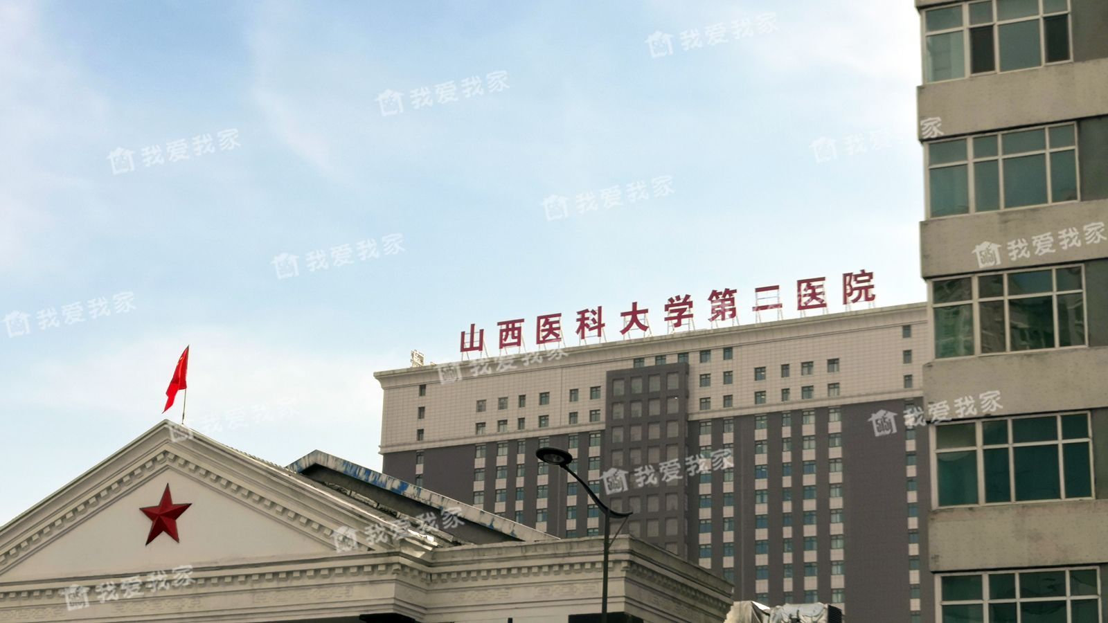小区正南面省妇幼,山大二院,太原市中医研究所.