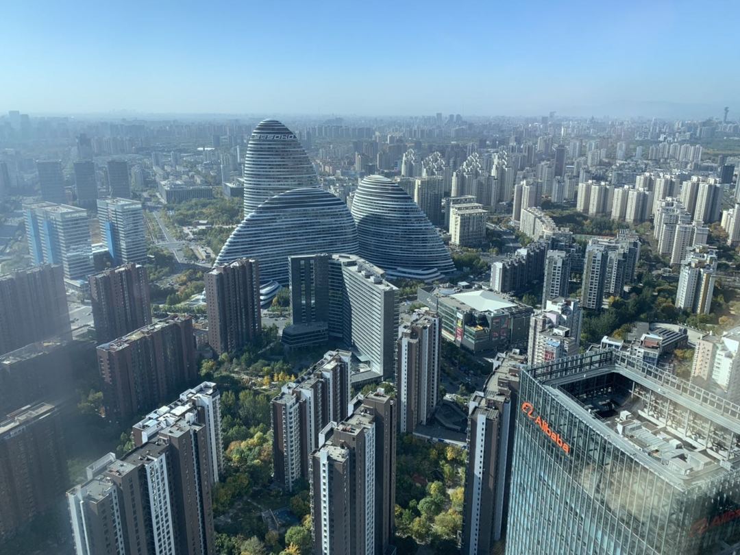朝阳望京绿地中国锦精装带家具写字楼出租|高区视野开阔随时看房