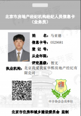 我爱我家经纪人马亚德